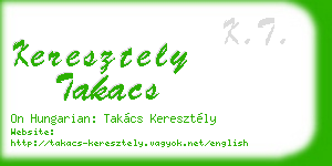 keresztely takacs business card